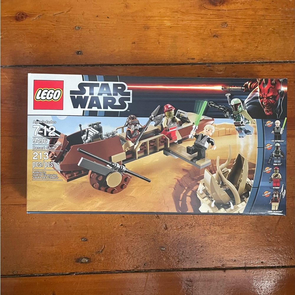 LEGO 9496 Star Wars Desert Skiff boba fett Luke skywalker lando brand new